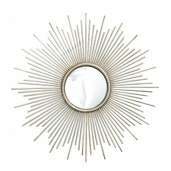 Серебряное зеркало-солнце «Брук»