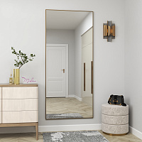 Зеркало в алюминиевой раме 08 «Латунь» — фото 2
