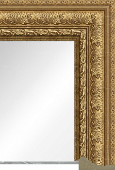 Зеркало в раме «Джемо» золото