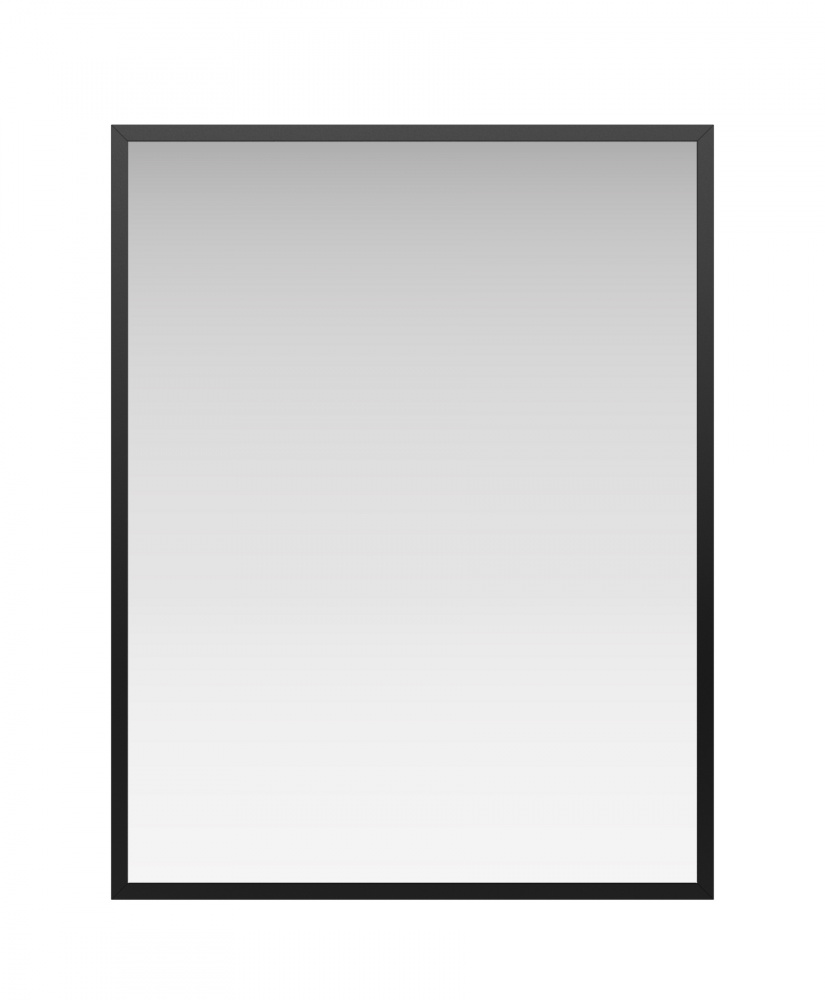 Зеркало в алюминиевой раме 20 «Премиум Черный Матовый» — фото 17