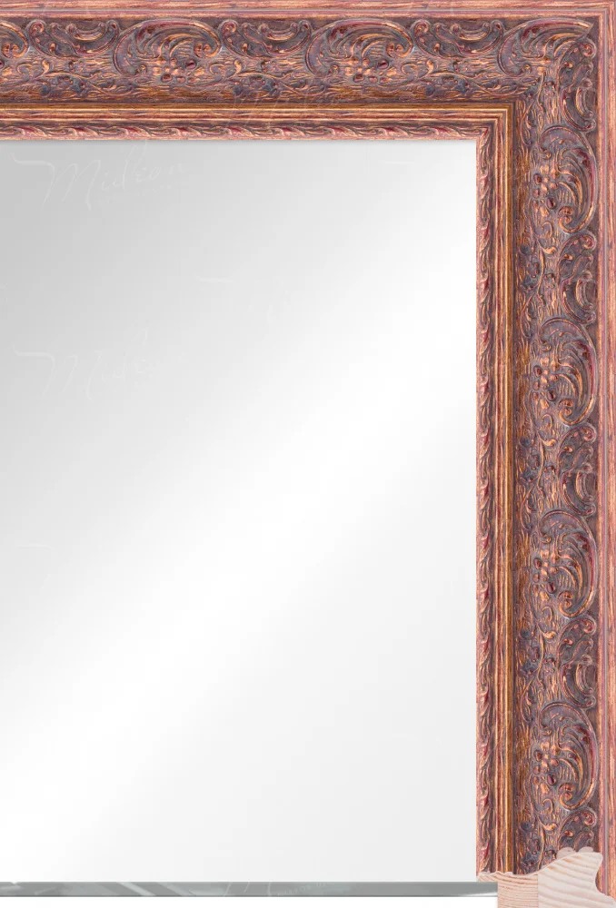 Зеркало «Флориш» темное золото — фото 2