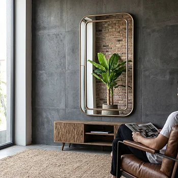 Зеркало «Династия» золото